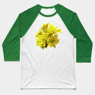 Daisies - Yellow Daisies Baseball T-Shirt